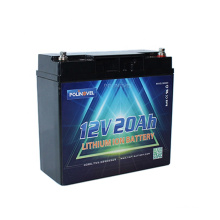 Polinovel Solar RV Boat Light Lifepo4 Ion Lithium Battery Pack 12v 20ah with App Monitoring